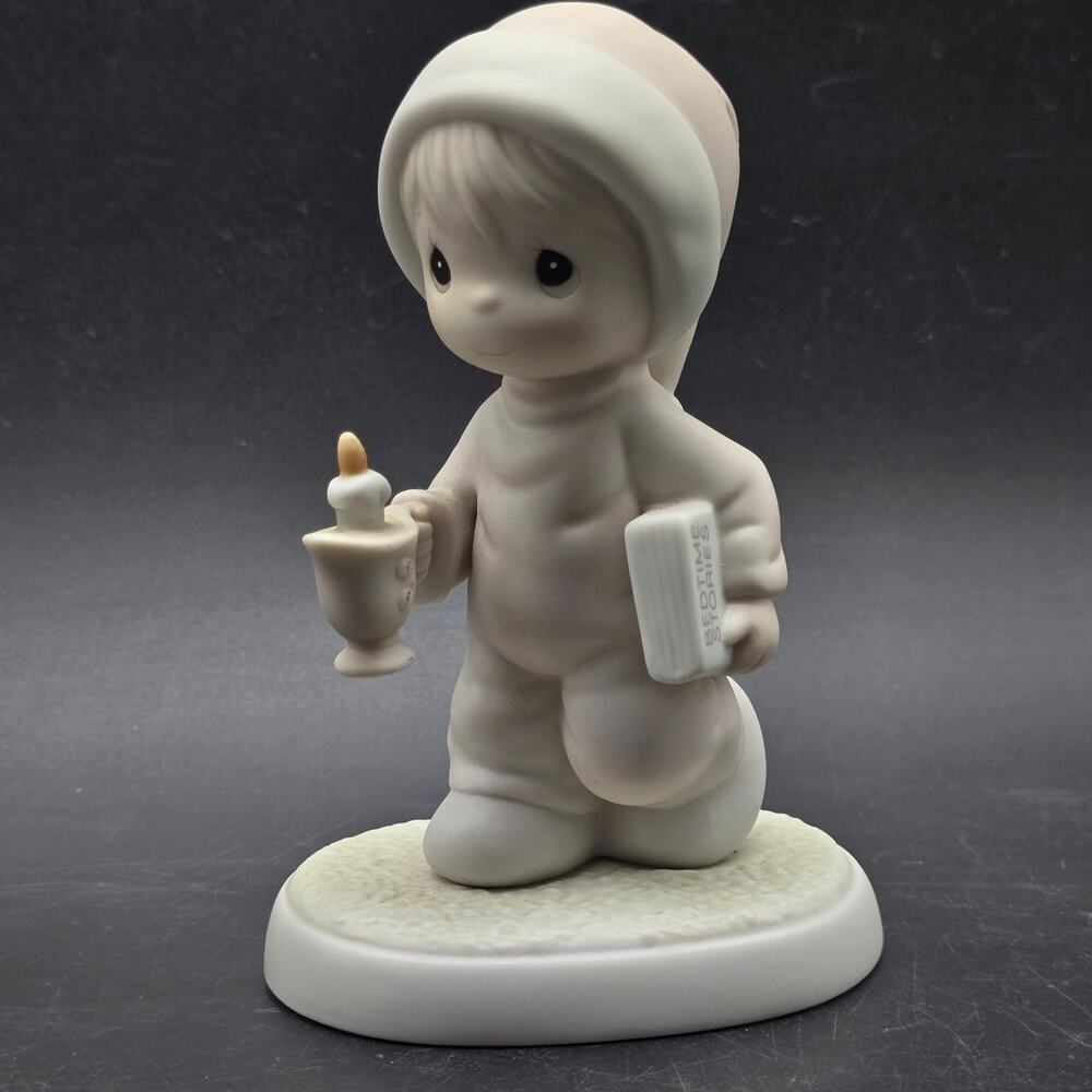 Precious Moments Now I‎ Lay Me Down To Sleep 1994 Boy with Candle Stick